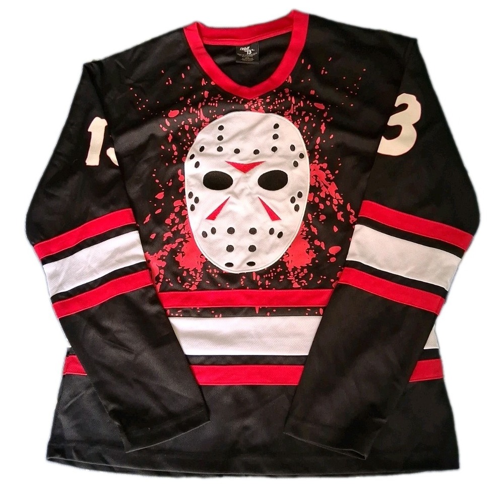 Friday The 13th Jason Voorhees Hockey Jersey Medium Med Horror Cosplay